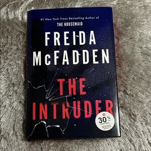 Freida Mac Fadden’s The Intruder! Hardcover Book with Barcode. Like brand new!